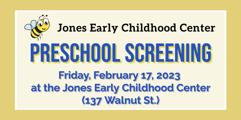 Preschool Screening On Friday, February 17, 2023
