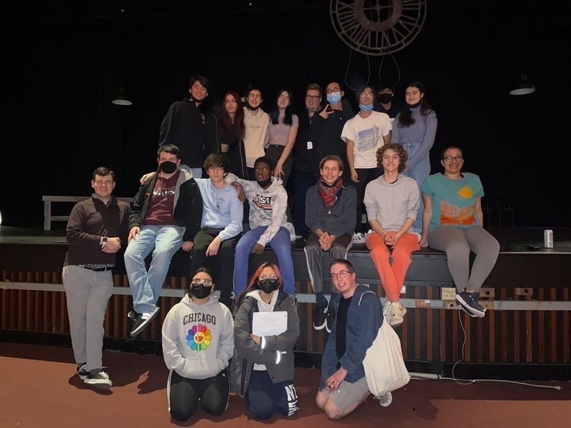 The cast and crew from the Stoughton High Theatre Program's production of Tracks