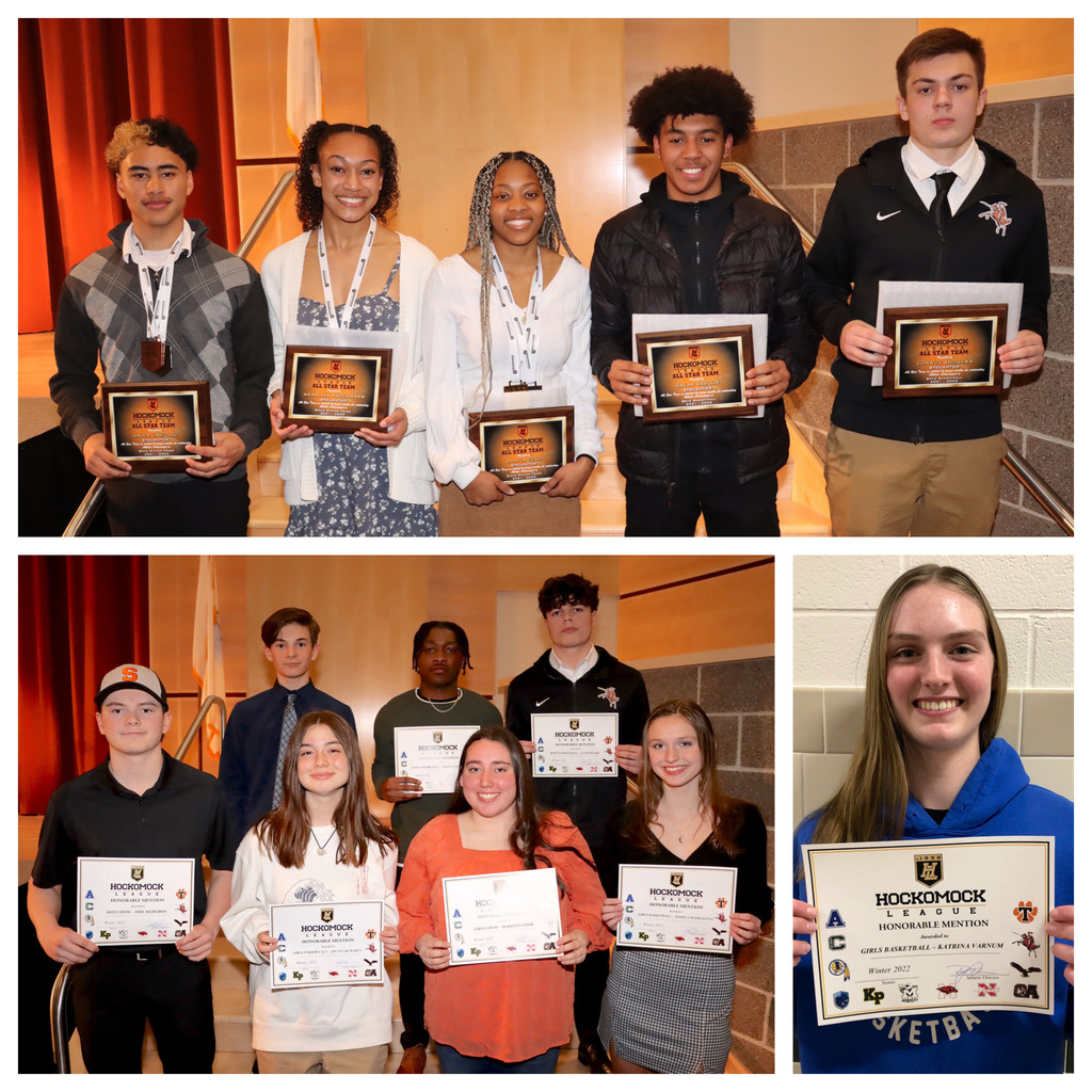 SHS Hockomock League All Stars and Honorable Mentions for the winter sports season. 