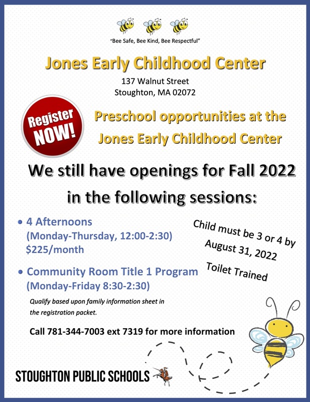 Classroom Openings at the Jones ECC Fall 2022